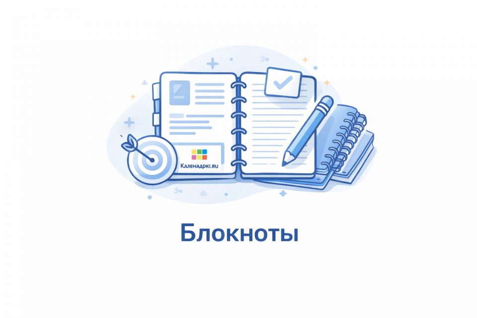 Блокноты с логотипом